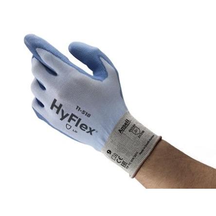 Ansell Rukavice odolné proti proříznutí Ne Modrá CE EN ISO 21420:2020 Dyneema 3 1 3 Polyuretan Ne Ne 7 HyFlex 11-518