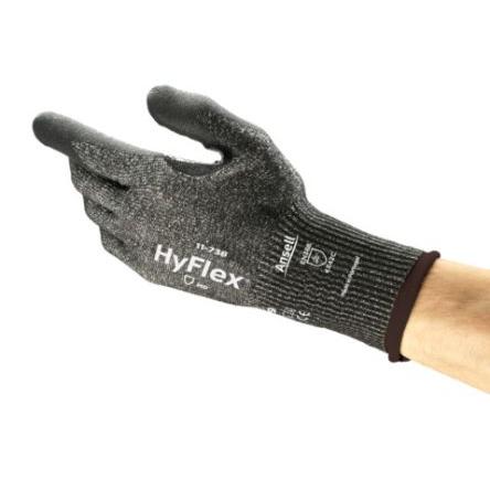 Ansell Rukavice odolné proti proříznutí Ne Černá CE EN ISO 21420:2020 Polyester 4 2 4 Nitril, Polyuretan Ne Ne 8 HyFlex