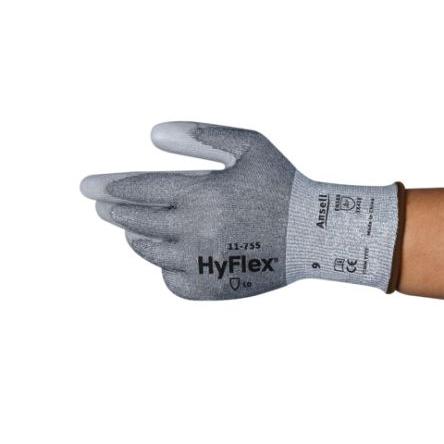 Ansell Rukavice odolné proti proříznutí Ne Šedá CE Polyester 3 1 4 Polyuretan Ne Ne 7 HyFlex 11-755