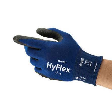 Ansell Pracovní rukavice Ne Černá, Modrá REACH Nylon, Spandex 4 1 2 Nitrilová pěna Ne Ne 9 11-816
