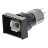 EAO Tlačítkový spínač, řada: 31 IP40 SPDT Montáž na plošný spoj Blokování Osvětlené 16 mm 100mA 42 V dc 42 V ac