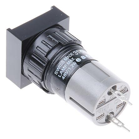 EAO Kontrolka pilotního světla, řada: 31 Přední montáž LED, průměr výřezu: 18 mm IP40