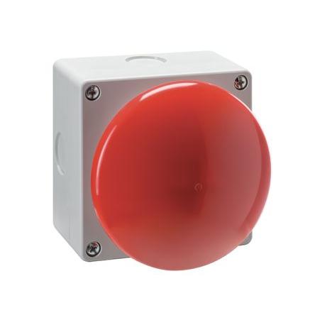 Lovato Kompletní jednotka tlačítka, řada: LP9 IP65 1 NO/1 NC Panel Okamžité 94 x 94 mm 600 V dc
