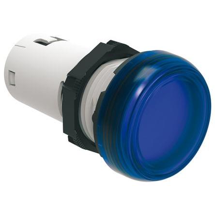 Lovato Kontrolka, řada: LPML Montáž do panelu LED Modrá, průměr výřezu: 22 mm IP69K, IP66, IP67 Kulatý 24V