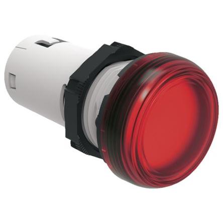 Lovato Kontrolka, řada: LPML Montáž do panelu LED Červená, průměr výřezu: 22 mm IP67, IP69K, IP66 Kulatý 48V