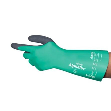 Ansell Pracovní rukavice EN 374 Chemické látky Zelená No Neopren, Nitril 4 2 2 Neopren Ne Ne 12 58-005