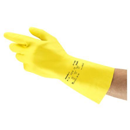 Ansell Pracovní rukavice EN 374 Chemické látky Žlutá No Latex 1 0 1 Přírodní pryž Ne Ne 6.5 AlphaTec 87-190
