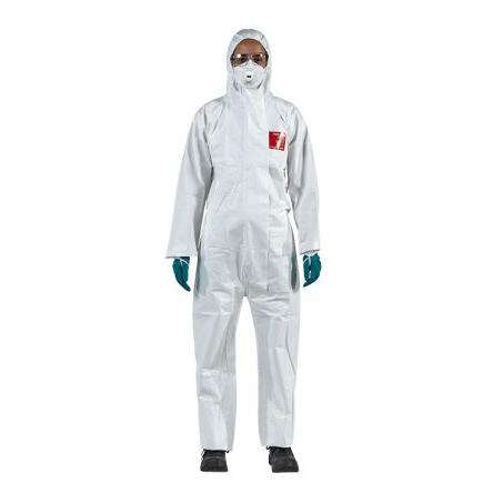 Ansell Ochranná kukla WH25T-00111-03, Bílá, Polypropylen, množství v balení: 35 V balení Odolné vůči kapalinám M