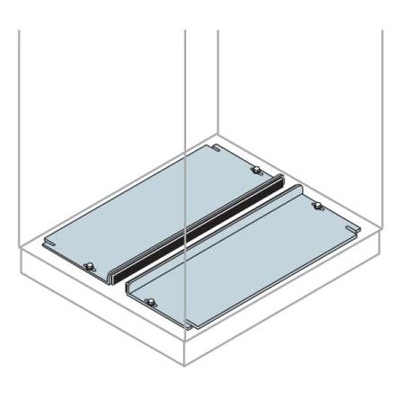 ABB Posuvná vývodová deska, délka: 500 mm x 600mm Skříně AM2, skříně IS2, Pozinkovaná ocel
