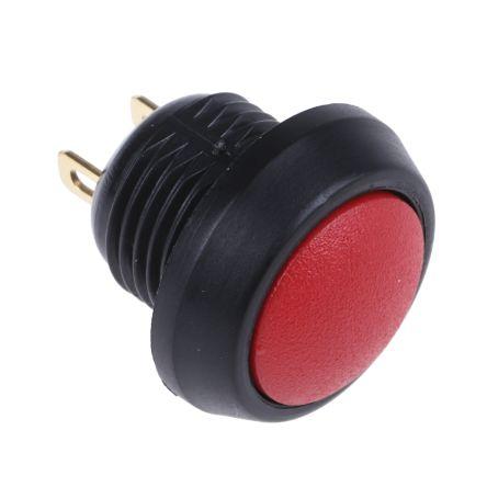 ITW Switches Miniaturní tlačítkový spínač, řada: 59 IP67 SPST Panel Okamžité 13.6 mm 400mA, barva LED: Čirá 125 V 125 V