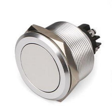 RS PRO Tlačítkový spínač, řada: RS PRO IP65 DPST Panel Okamžité 25.2 mm 5A 250 V 250 V ac