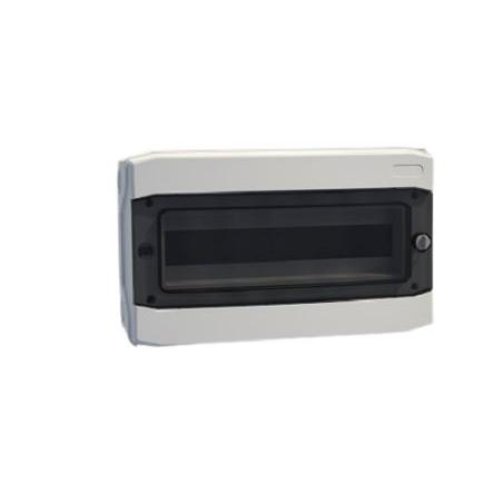 Fibox Univerzální skříň, řada: MCE65 IP65 barva Stříbrošedá IK08 barva Průhledné Polykarbonát 144 mm 259 mm 428 mm