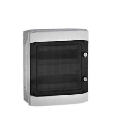Fibox Univerzální skříň, řada: MCE65 IP65 barva Světle šedá IK08 barva Průhledné Polykarbonát 144 mm 384 mm 319 mm