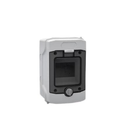 Fibox Univerzální skříň, řada: MCE65 4M IP65 barva Stříbrošedá IK08 barva Průhledné Polykarbonát 120 mm 201 mm 128 mm