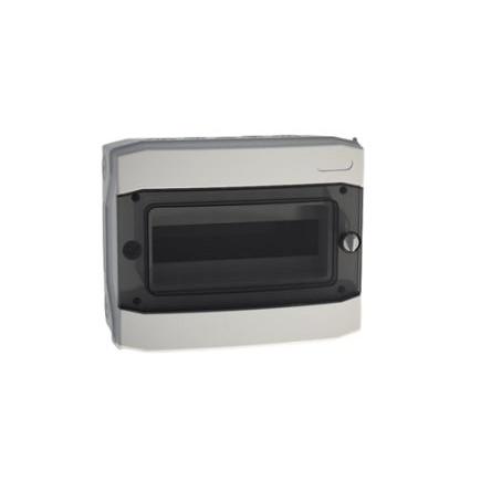 Fibox Univerzální skříň, řada: MCE65 8M IP65 barva Stříbrošedá IK08 barva Průhledné Polykarbonát 120 mm 201 mm 202 mm