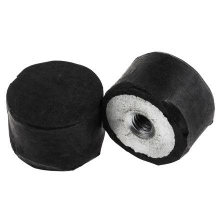 1610DE04-45-50 FIBET DE Mounts Kulatý M4 Antivibrační držák Zarážka vnější 16.2 kg
