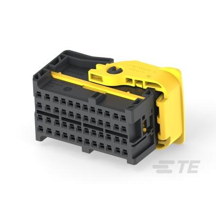 TE Connectivity Automobilový konektor, počet kontaktů: 48 barva Černá, Vnitřní, Kabel, řada: 23660 Krimpovací, IP30,