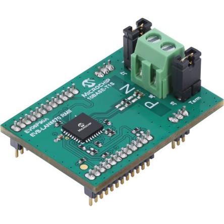 Sada pro hodnocení 10Base-T1S Ethernet PHY transceiver LAN8670 RMII vyhodnocovací deska Microchip, klasifikace: Sada pro