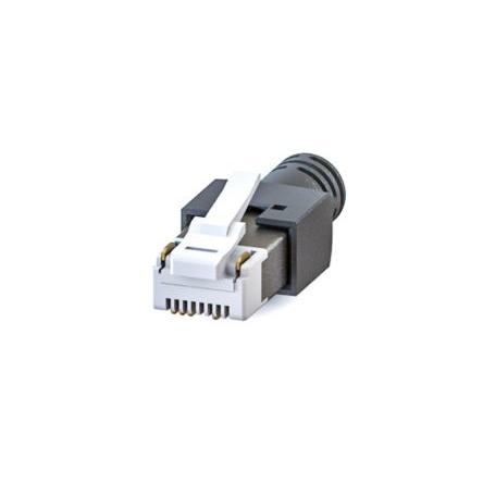 Yamaichi Konektor RJ45, řada: Y-Con Vnější, počet cest: 1, Rovný Niklovaná mosaz, počet portů: 8portový