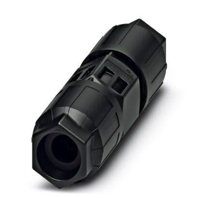 Kulatý konektor, počet kontaktů: 4, Kabel Phoenix Contact, orientace těla: Rovný Zásuvka, řada: QPD, IP66, IP68, IP69K,