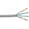 Kabel UTP Cat5e, měď 0,51 mm², LSZH, 305 m, šedý