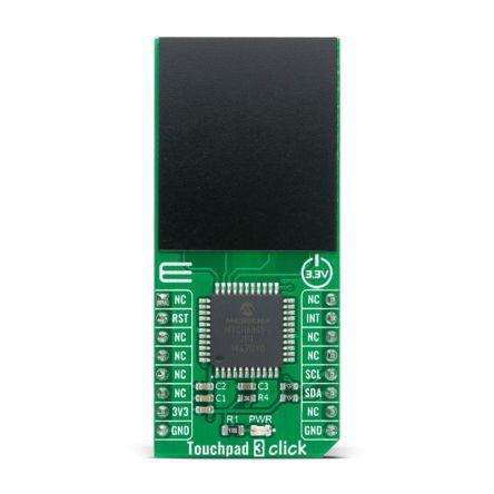 MikroElektronika Vývojový nástroj pro HMI, I2C, Touchpad 3 Klikněte, MTCH6301, klasifikace: Vývojová deska, pro použití