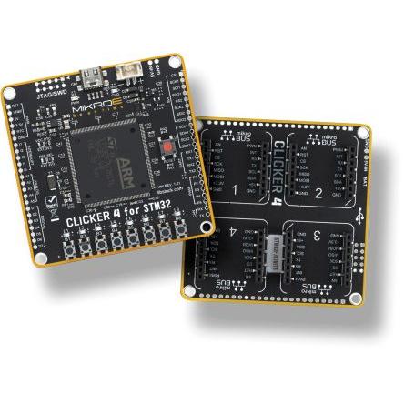 MikroElektronika Vývojová deska, STM32F767BI, ARM Cortex, 32 bitů MIKROE-4412, ARM Cortex-M7, ARM Cortex-M7, Clicker 4