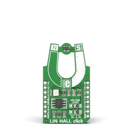 klasifikace: Modul magnetického spínače for MCP3201, MLX90242 LIN HALL Click MIKROE-1648 MikroElektronika