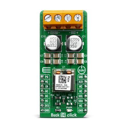 Vývojová sada pro řízení napájení Buck 14 Click Snižovací měnič MikroElektronika BMR4613001