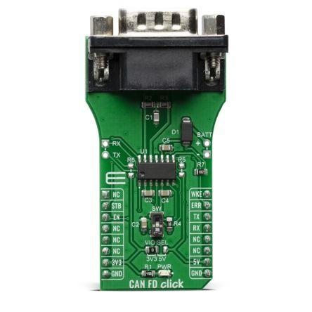 Komunikační a bezdrátový vývojový nástroj pro CAN TLE9252V CAN FD Click MikroElektronika, klasifikace: Přídavná deska