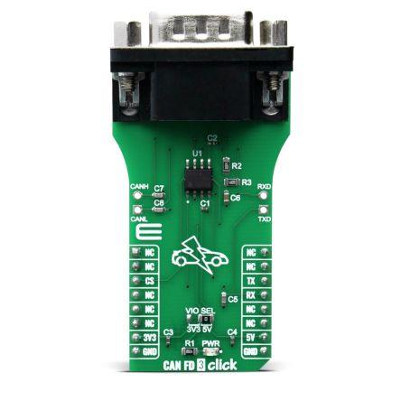 Komunikační a bezdrátový vývojový nástroj pro CAN TLE9251V CAN FD 3 Click MikroElektronika, klasifikace: Přídavná deska