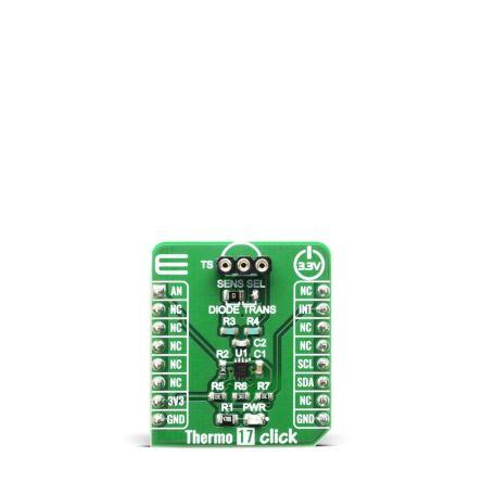 Snímač teploty a vlhkosti, klasifikace: Deska snímače teploty for TMP451-Q1 Thermo 17 Click MIKROE-3994 MikroElektronika