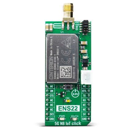 Komunikační a bezdrátový vývojový nástroj pro IoT ENS22 NB-IoT 5G NB IoT Click MikroElektronika, klasifikace: Deska