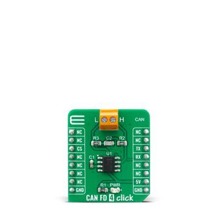 Komunikační a bezdrátový vývojový nástroj pro CAN NCV7344D10R2G CAN FD 4 Click MikroElektronika, klasifikace: Přídavná
