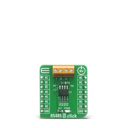 Komunikační a bezdrátový vývojový nástroj pro RS485 MAX485 RS485 5 Click MikroElektronika, klasifikace: Deska