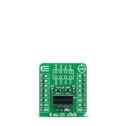 Vývojová sada pro analogové obvody MIKROE-4241 8pin I2C se západkou 8-pin I2C Click MikroElektronika, klasifikace: