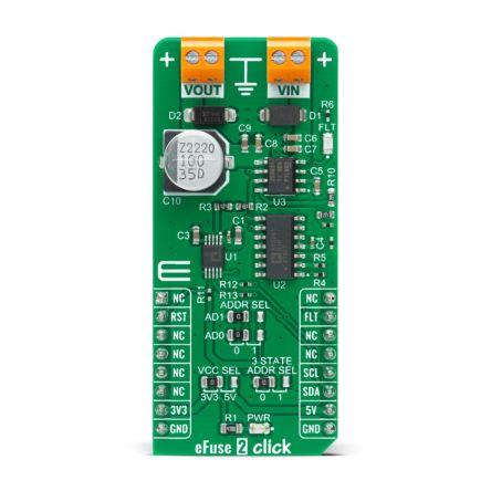 Vývojová sada pro řízení napájení EFuse 2 Click Řízení spotřeby MikroElektronika TPS259631