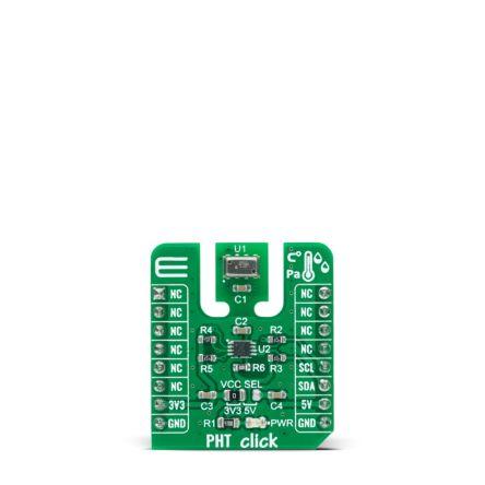 Snímač prostředí, klasifikace: Deska mikroBus Click for MS8607 PHT Click MIKROE-4348 MikroElektronika