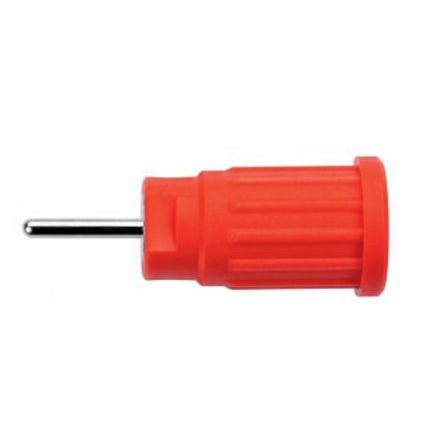 Schutzinger Zásuvka na banánky, 1kV, 24A, Modrá, Vnější Zatlačovací, materiál kontaktu: Niklovaný, Zlacený, délka: 36.5