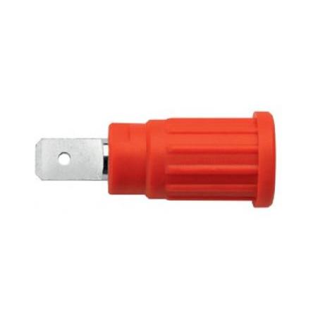 Schutzinger Zásuvka na banánky, 1kV, 32A, Šedá, Vnější Zatlačovací, materiál kontaktu: Niklovaný, Zlacený, délka: 34.8