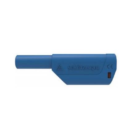 Schutzinger Banánek, 4 mm, 1kV, 32A, Zelená, Vnější Šroubová, materiál kontaktu: Zlacený, Niklovaný, délka: 46 mm,