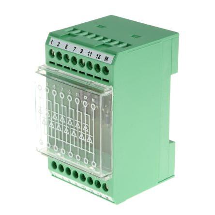 Phoenix Contact Svorkovnice pro komponenty 2950132, řada: EMG 45-DIO14M/LP, 250V ac Zelená Šroubová