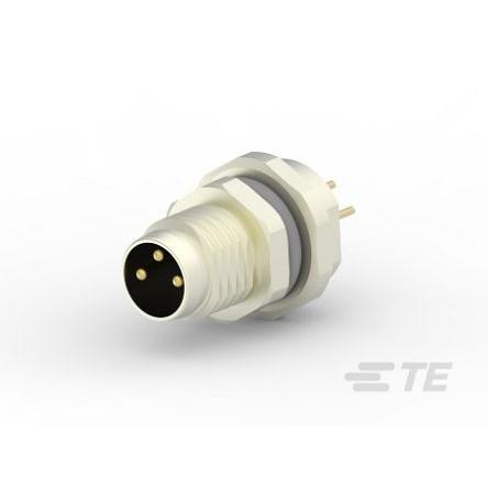 Kulatý konektor, počet kontaktů: 3, Kabel, velikost: M8 TE Connectivity, pohlaví kontaktu: Vnější, orientace těla: Rovný