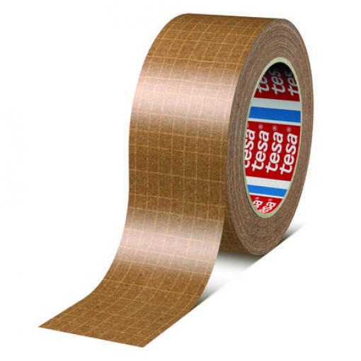 Balicí páska 60013, Hnědá 60013-00000-10 pomocný materiál: Papír, délka: 25 m Tesa 50 mm
