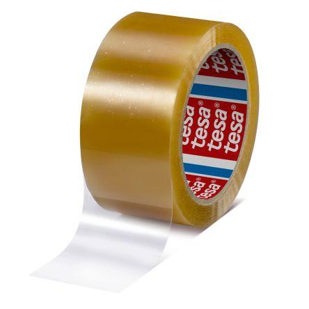 Balicí páska 60400, Průhledné 60400-00000-00 pomocný materiál: Kyselina polymléčná, délka: 66 m Tesa 50mm