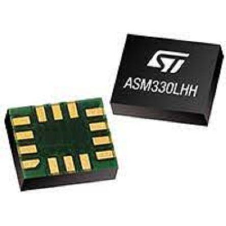 STMicroelectronics, standard: AEC-Q100 Akcelerometr a gyroskop ASM330LHHXTR Povrch 6osý, I2C, MIPI I3CSM, SPI, počet