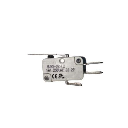 RS PRO Mikrospínač, typ ovladače: Dlouhá rovná páka SPDT, 220 V dc, 250 V ac, 16A, Rychlé připojení, IP40, 125g