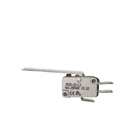 RS PRO Mikrospínač, typ ovladače: Dlouhá rovná páka SPDT, 220 V dc, 250 V ac, 16A, Rychlé připojení, IP40, 70g