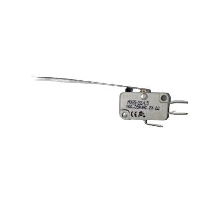 RS PRO Mikrospínač, typ ovladače: Dlouhá rovná páka SPDT, 220 V dc, 250 V ac, 16A, Rychlé připojení, IP40, 60g