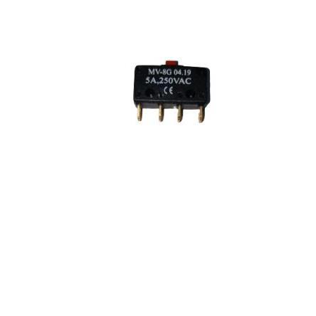RS PRO Mikrospínač, typ ovladače: Plunžr SPDT, 250 V dc, 250 V ac, 5A, Pájecí, IP40, 150g